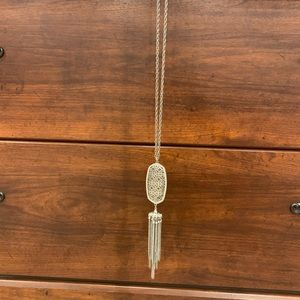 Kendra Scott  filigree Rayne necklace silver